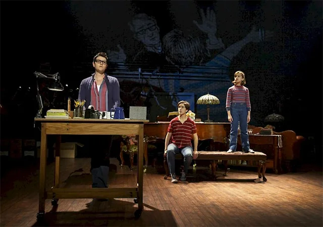 Kate Shindle, Abby Corrigan, and Allessandra Baldacchino in 'Fun Home.' Photo: Joan Marcus