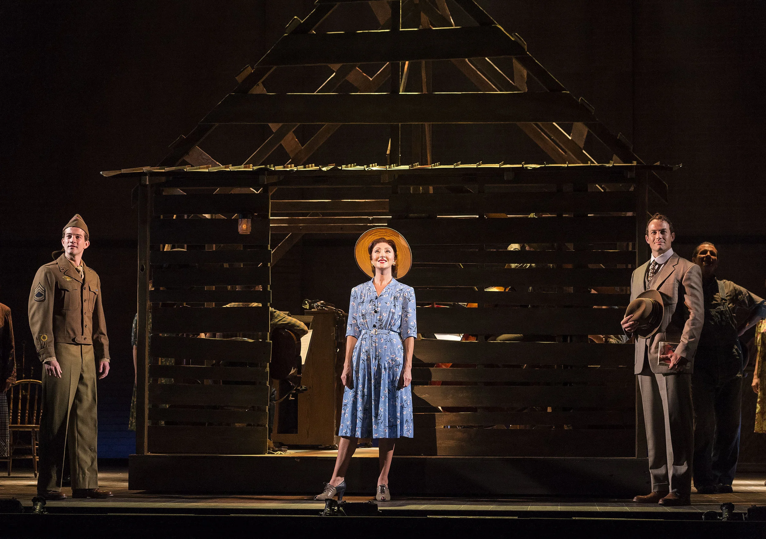 Left to right: A.J. Shively, Carmen Cusack and Patrick Cummings. Photo by Craig Schwartz.