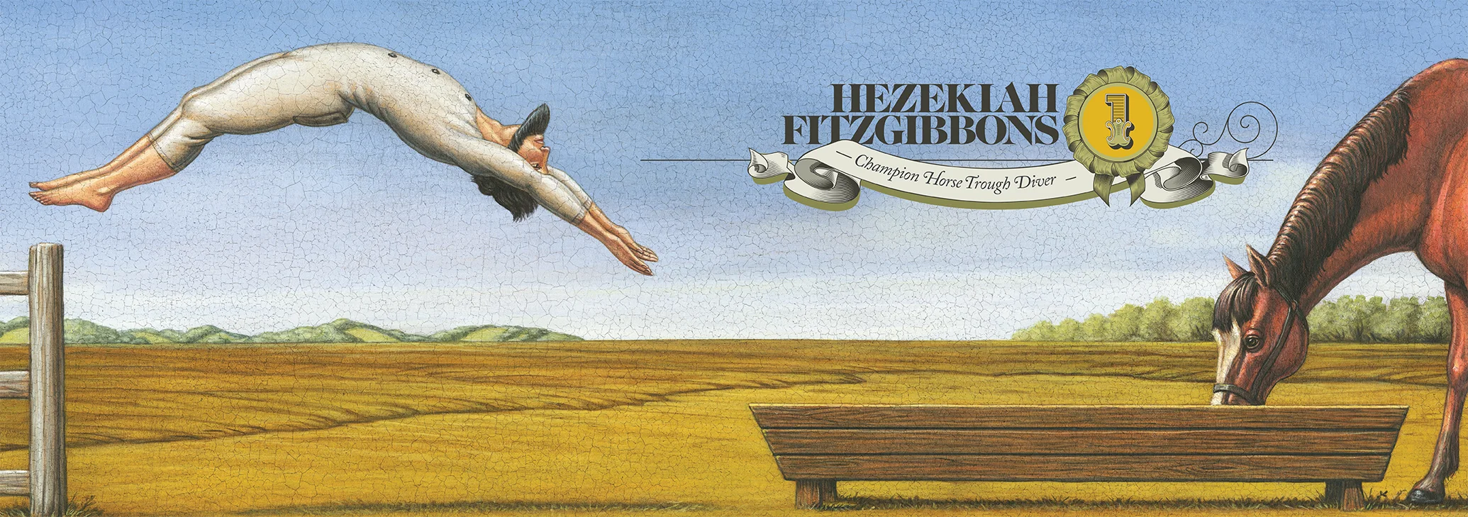 Athlete of the Year Settler-Fold. Hezekiah Fitzgibbons. Champion Horse Trough Diver.