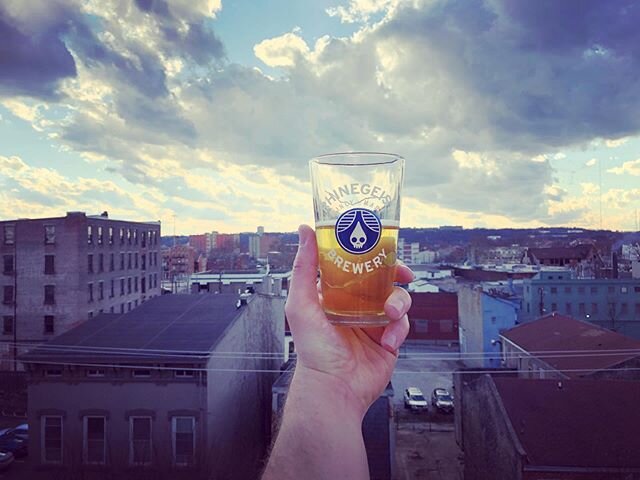 Rooftop isn&rsquo;t open, but we&rsquo;re up here ending our collaboration day with @rhinegeist, @vgf_amarillo, and @crosbyhops!