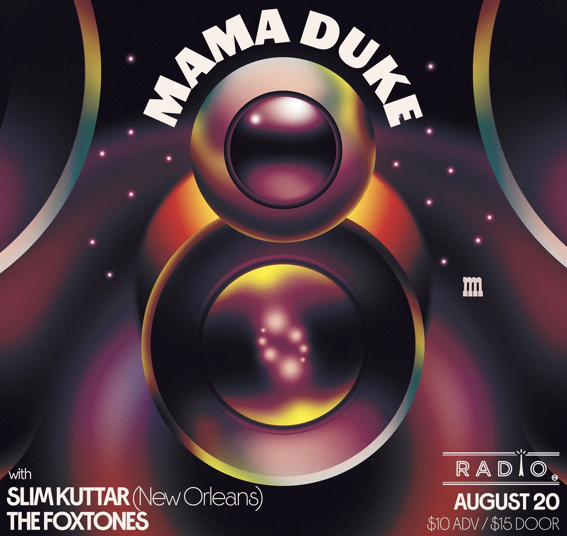 MAMA DUKE at RADIO w/ SLIM KUTTAR (New Orleans) / THE FOXTONES