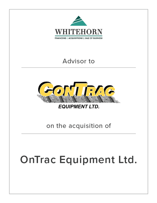 Contrac Equipment Acquisition Tombstone