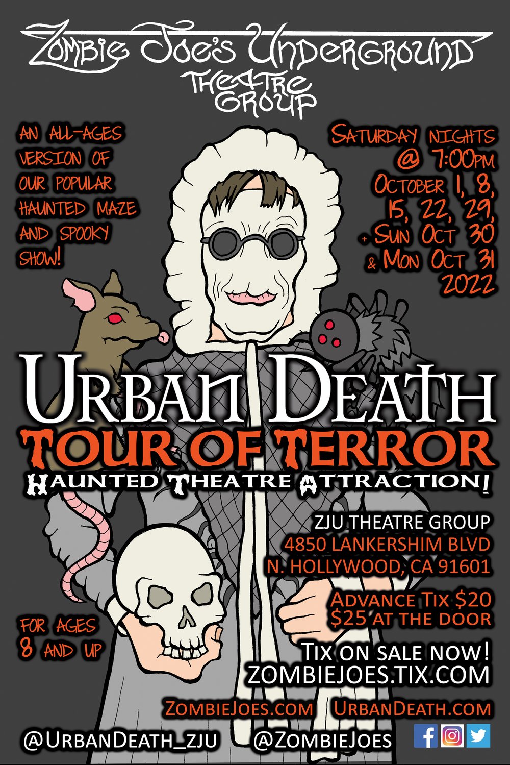 Urban Death Tour of Terror | Family Friendly