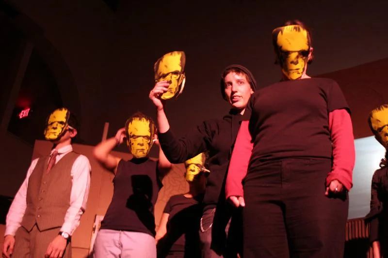 "The Frankenstein of Everyday Life" performative lecture at the Black Sheep Festival, Pittsburgh, 2006