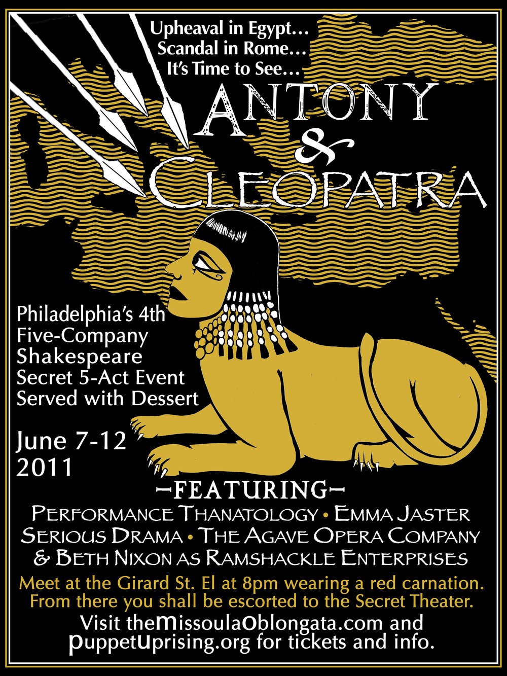 Antony &amp; Cleopatra: 2011 Poster