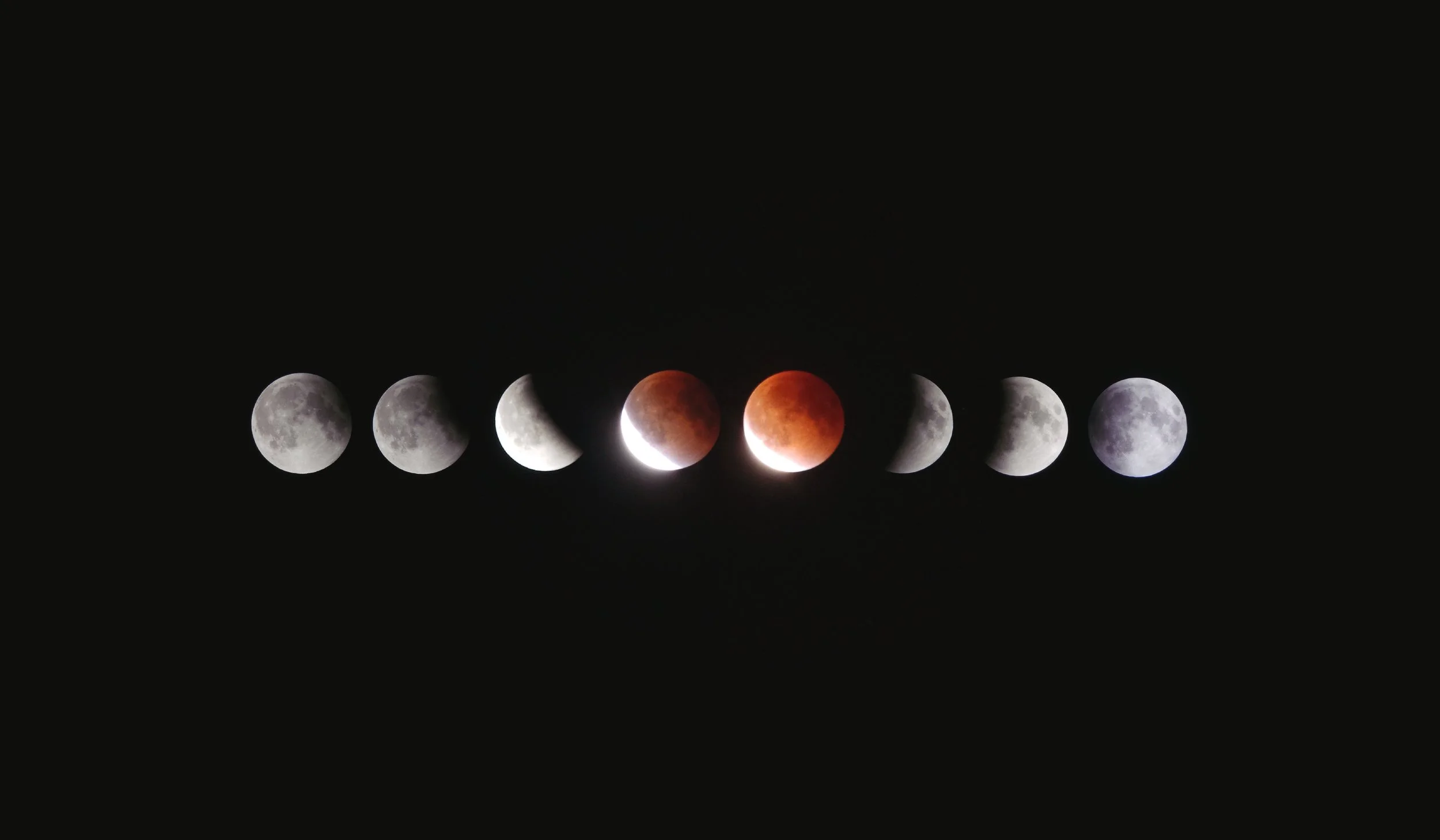 Stages of a lunar eclipse