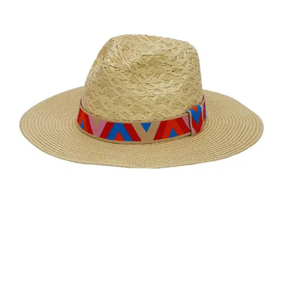 Relativamente Confuso Cubeta Chevron Panama Rancher Hat — Art For The Nations