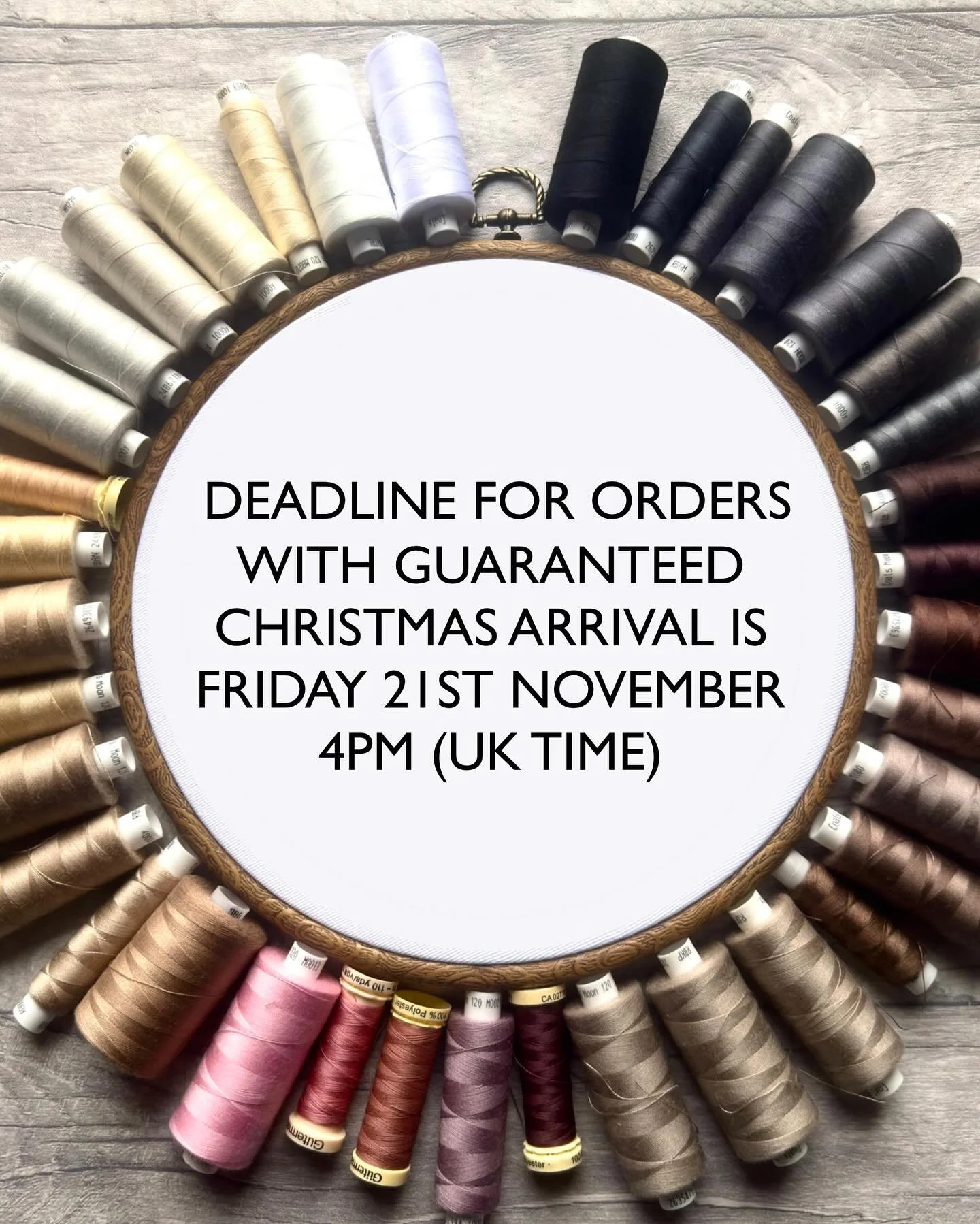 DEADLINE FOR GUARANTEED XMAS ARRIVAL IS  THIS FRIDAY AT 4PM

Any orders after this date and time will arrive after Christmas! This will clearly be stated on my website when you order.

I&rsquo;m on a 3-4 week completion for orders so orders will arri