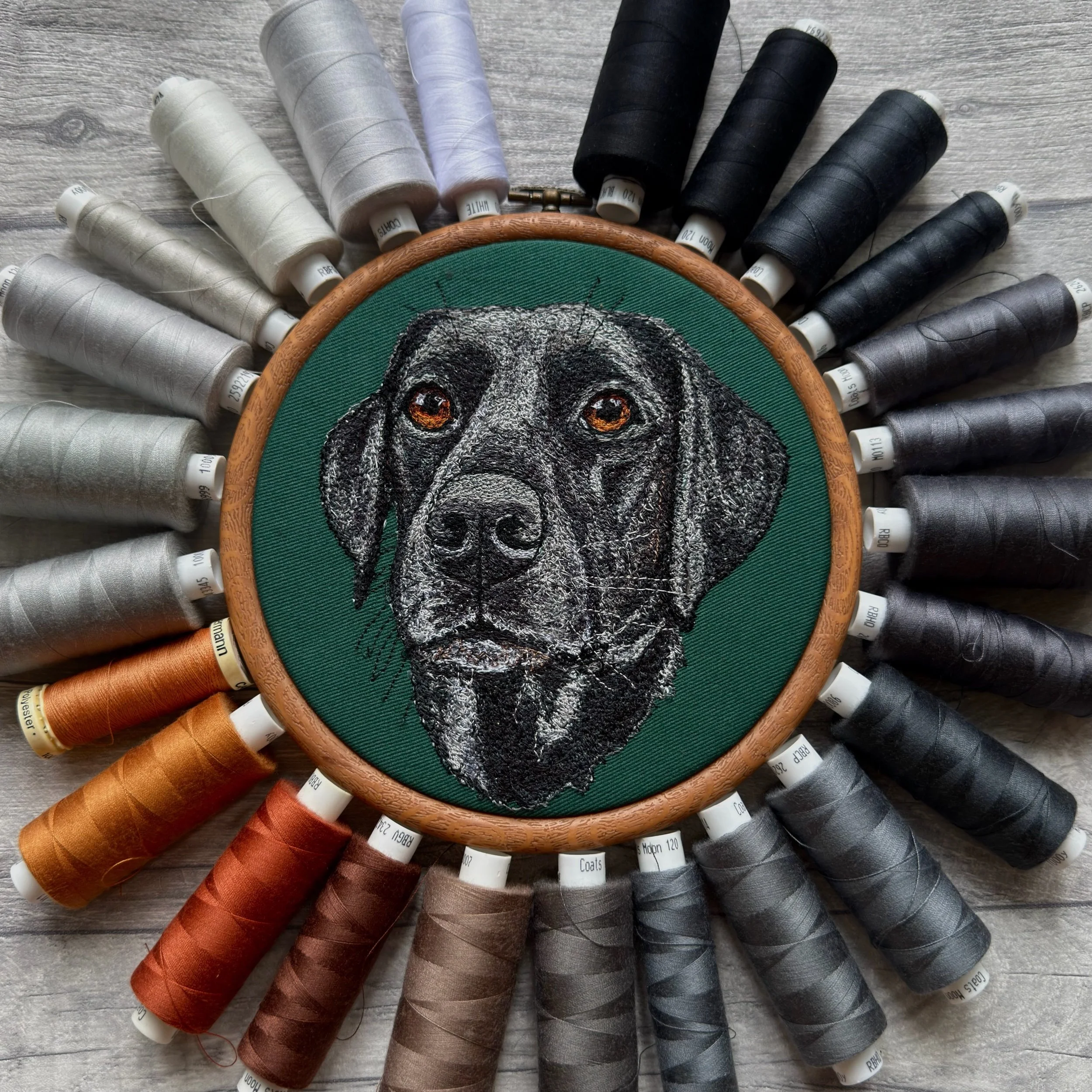 6 inch Custom Made Embroidery Hoop