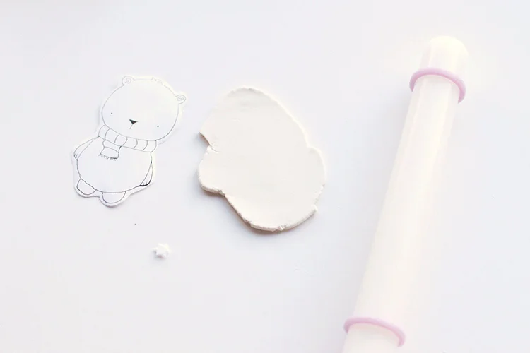 Air dry clay ornament