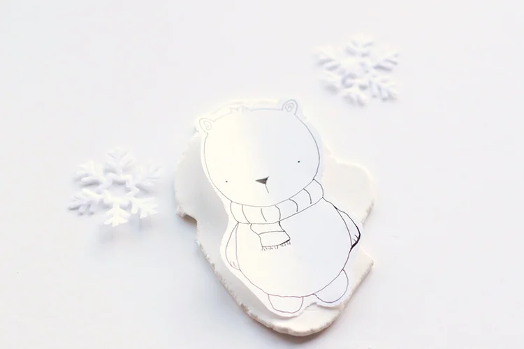 Air dry clay ornament
