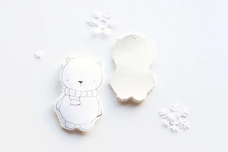 Air dry clay ornament