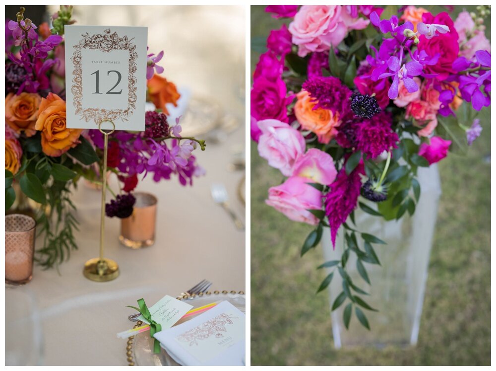 Bright Pink, Coral, and Fuchsia Wedding at Marie Gabrielle, Haute Floral 24.jpg