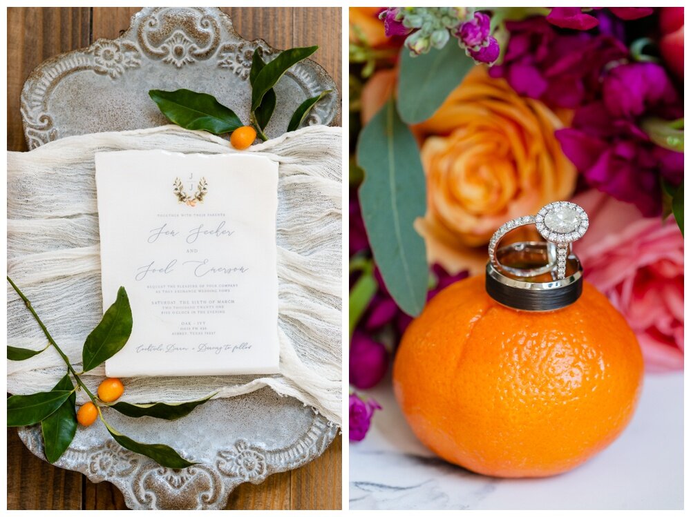 Bright Orange and Pink Wedding, Oak and Ivy Venue, Haute Floral 1.jpg