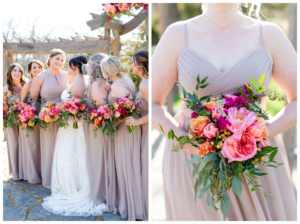Bright Orange and Pink Wedding, Oak and Ivy Venue, Haute Floral 7.jpg