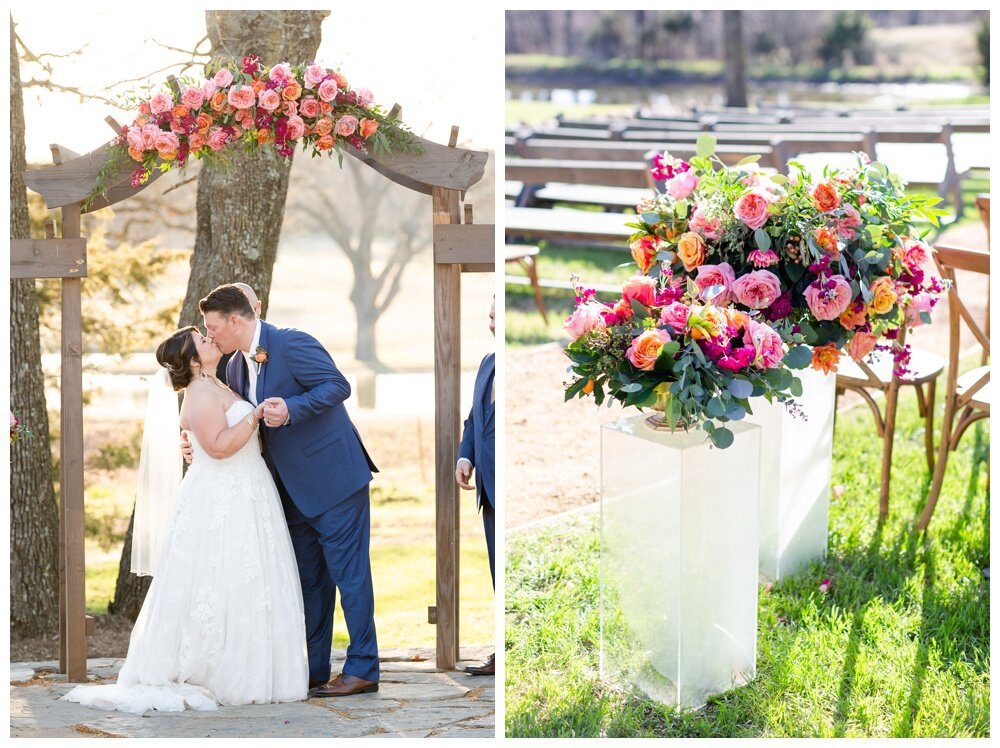 Bright Orange and Pink Wedding, Oak and Ivy Venue, Haute Floral 21.jpg