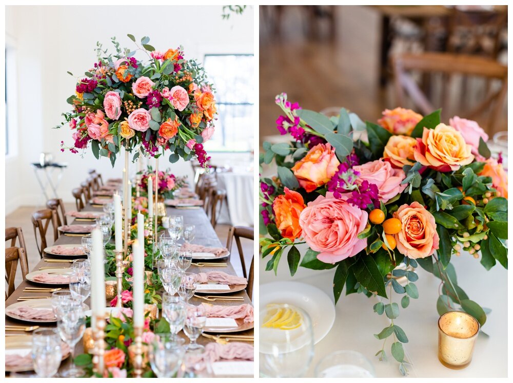 Bright Orange and Pink Wedding, Oak and Ivy Venue, Haute Floral 24.jpg