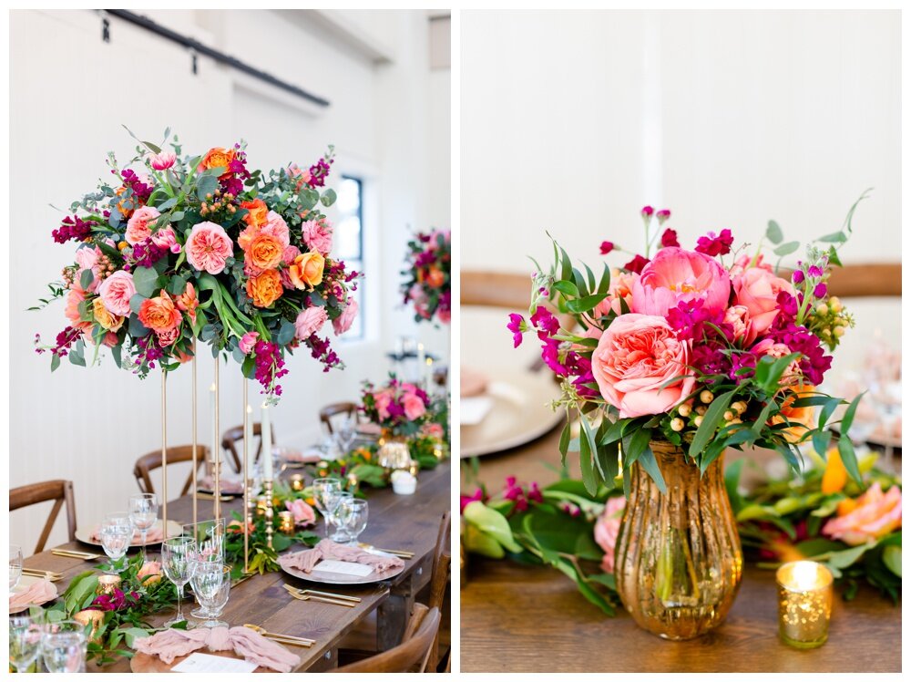 Bright Orange and Pink Wedding, Oak and Ivy Venue, Haute Floral 25.jpg