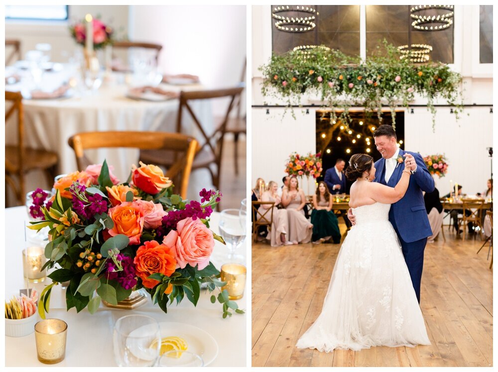 Bright Orange and Pink Wedding, Oak and Ivy Venue, Haute Floral 31.jpg