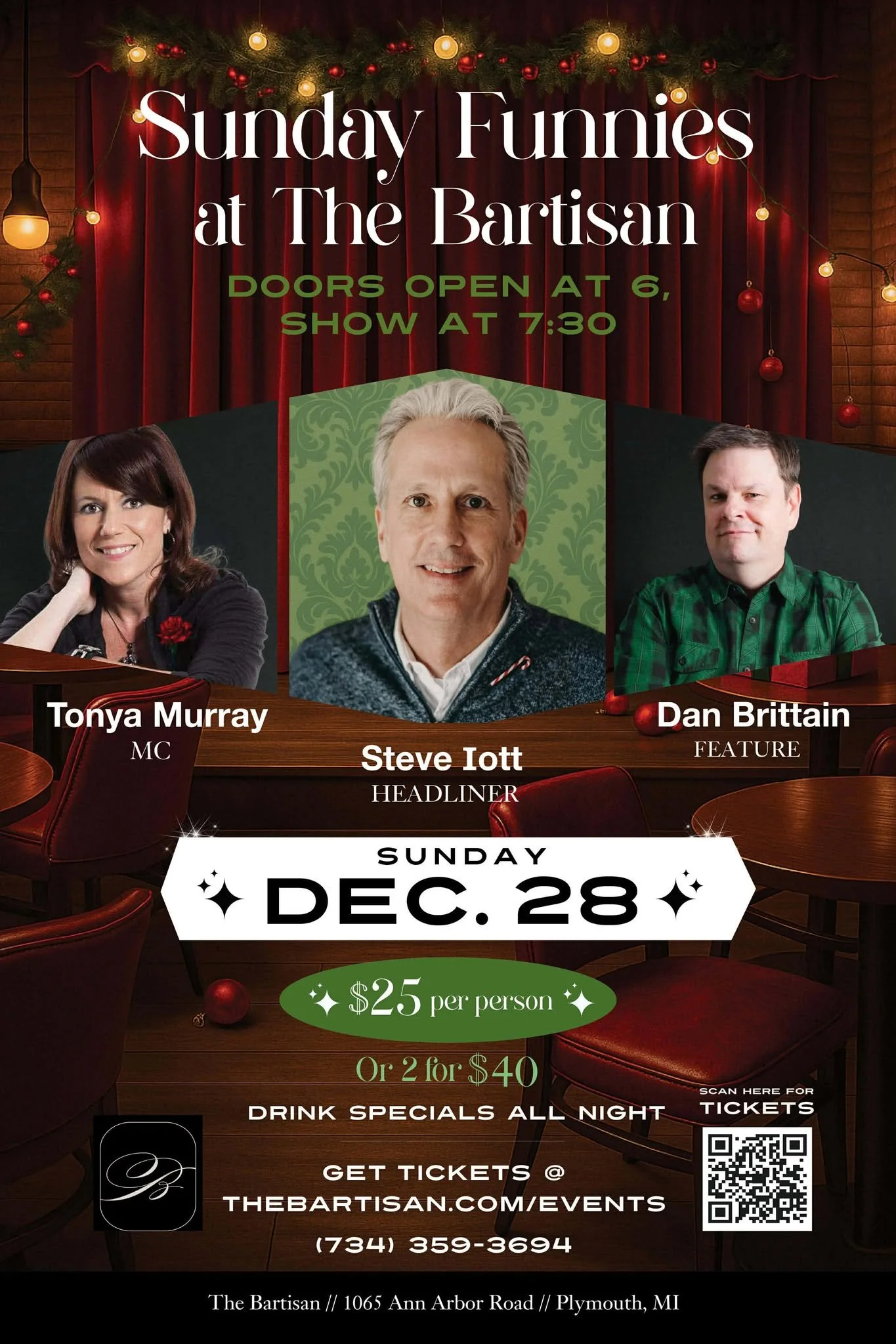 Sunday Funnies @ The Bartisan