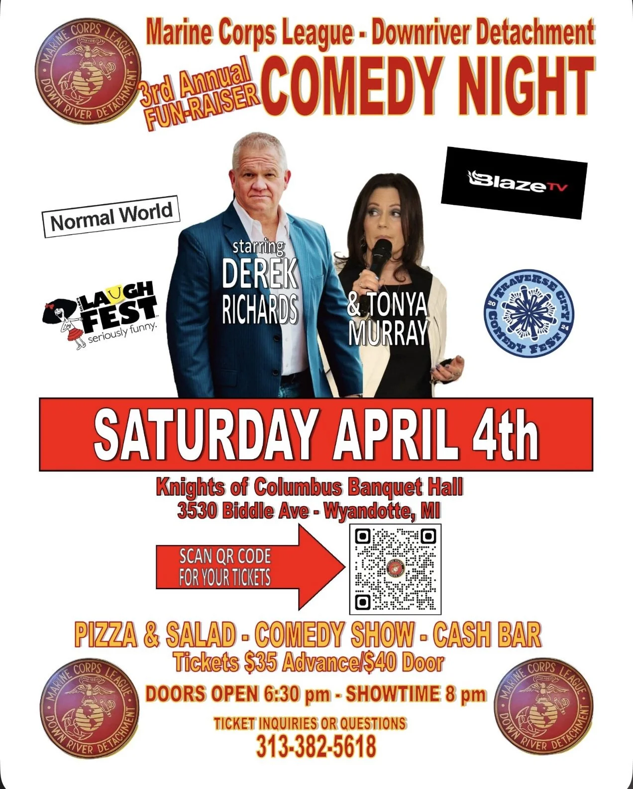 Marine Corps League 3rd Annual Comedy Night