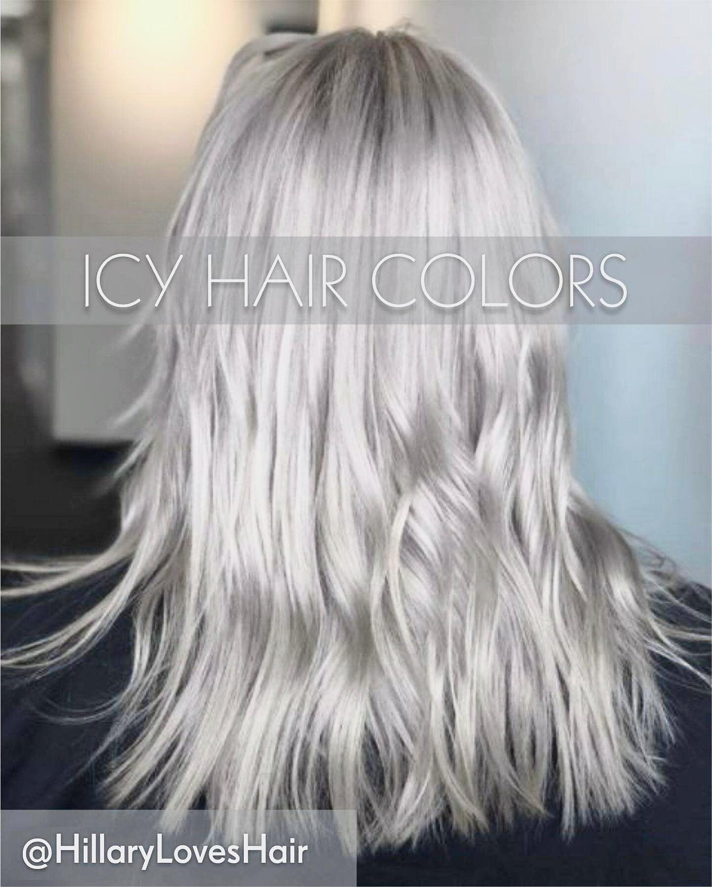 #Brrrr 🥶 with this recent cold weather I have to say I love these #icy colors I&rsquo;ve been working with. They look great for the #holiday style and I love doing the transformation. Book your appointment soon for a big color switch!