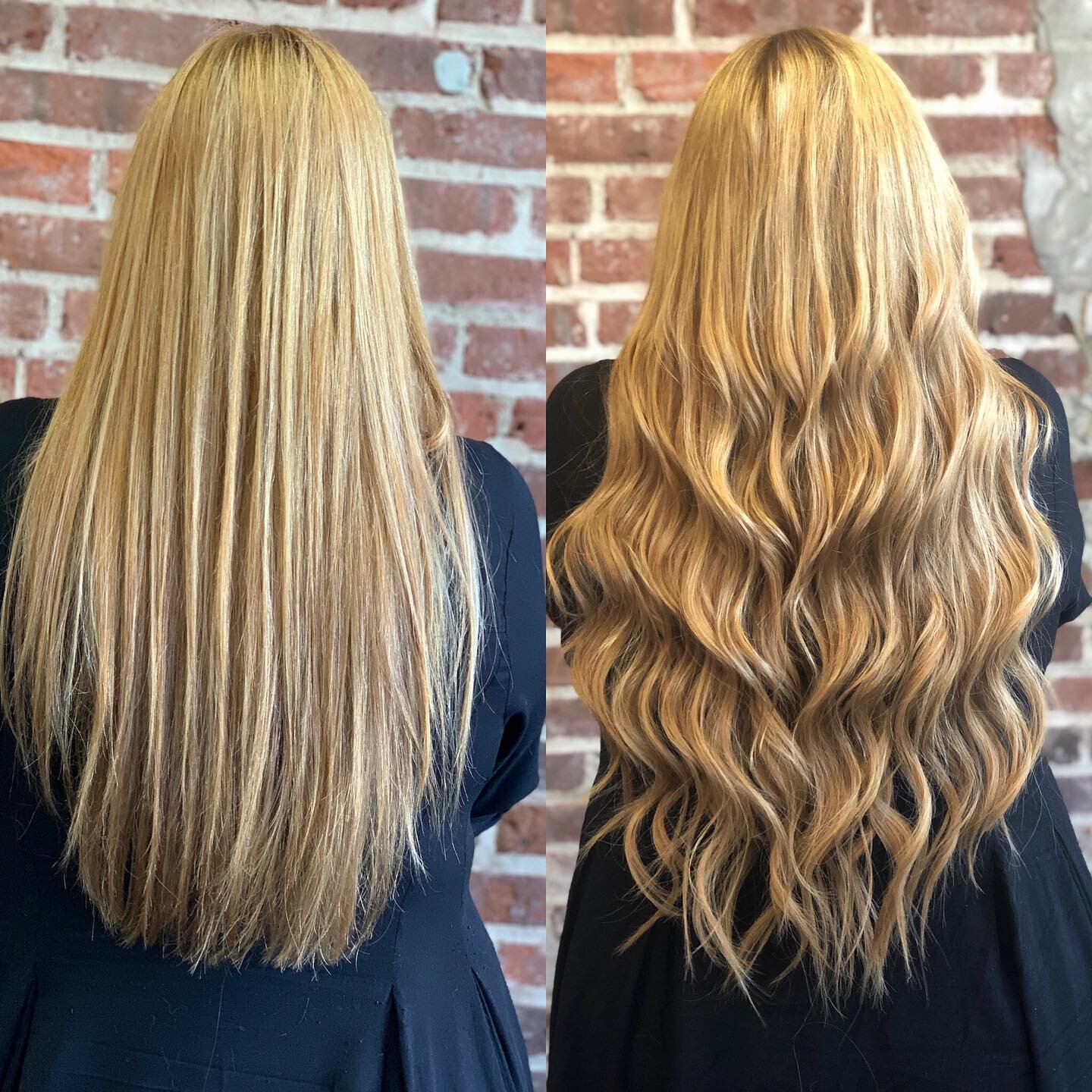 Well today was a pretty big day! I did my first @bellamihairpro handtied hair extensions. So thankful for my instructor @extensionologist we coached me back in November. It took me a while to get through the holidays to finally get around to doing a 