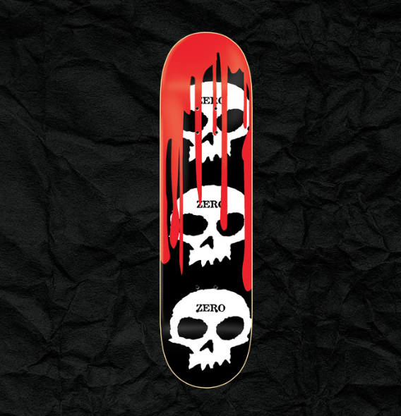 regeling succes Marxistisch Zero Skateboards 3 Skull 8.25" — Solstice Skateboarding