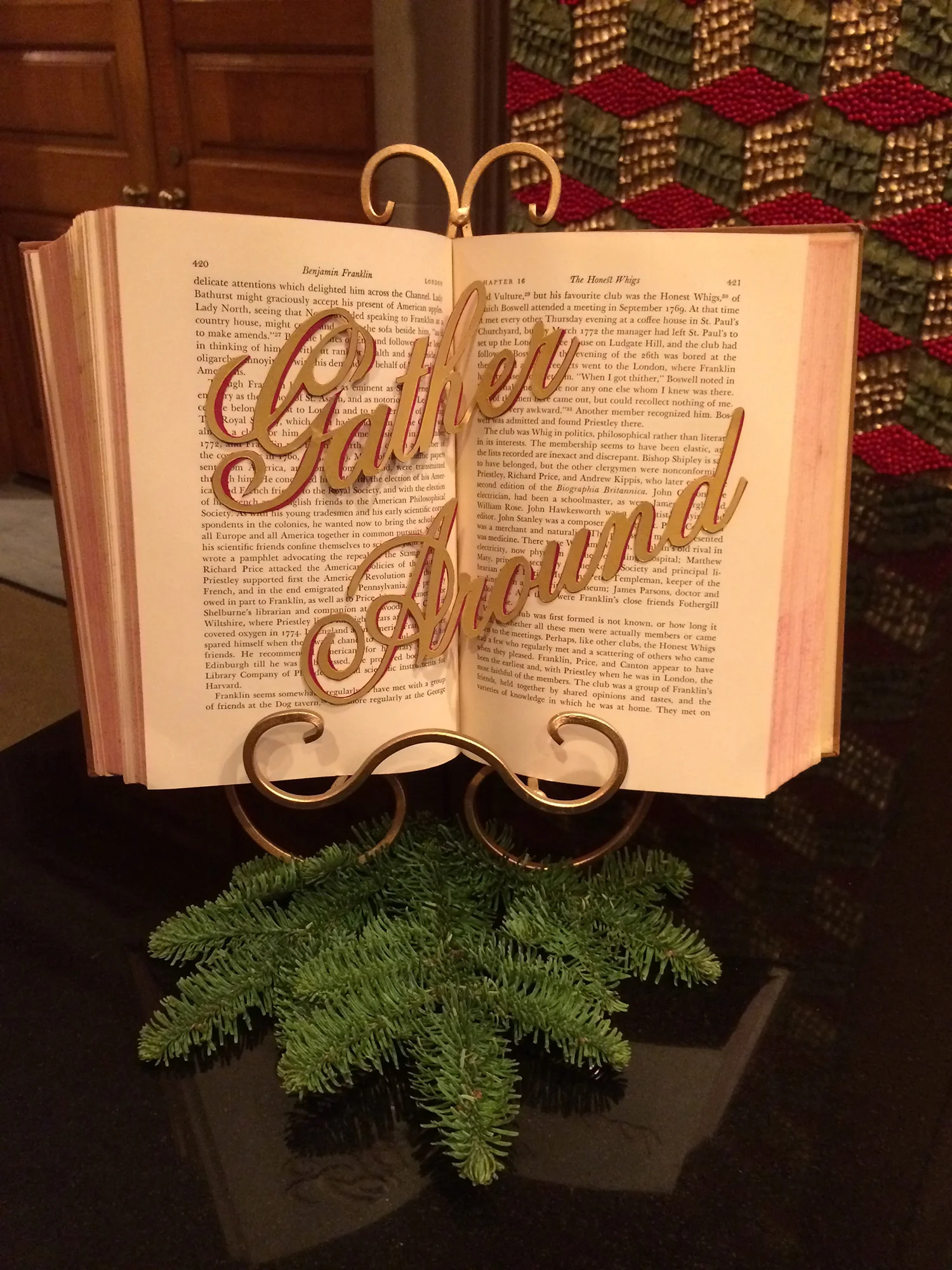 White House Christmas 2011-2014 Paper cutout