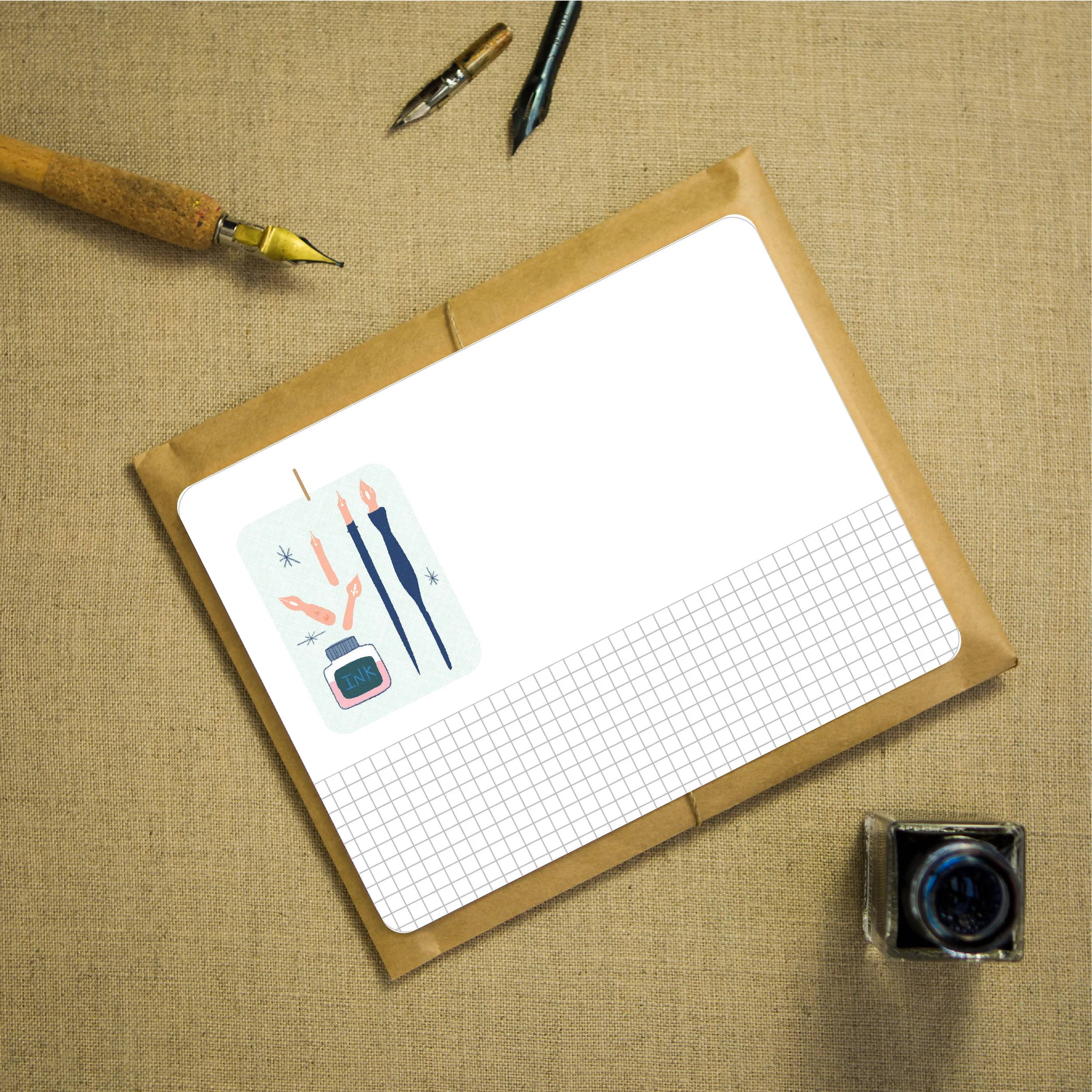 calligraphy notecards
