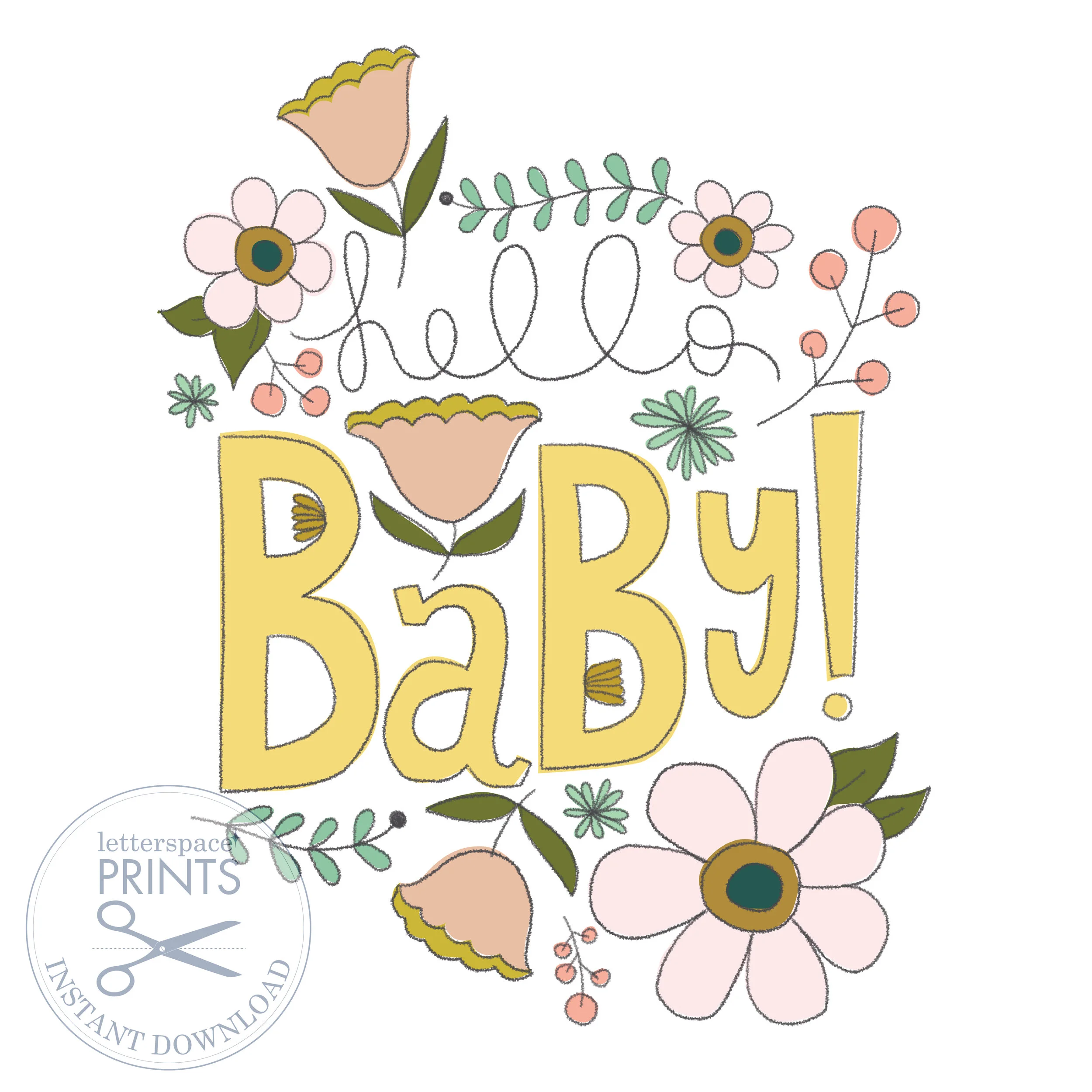 Hello_Baby_Neutral_LetterspacePrints_Nursery_ART.jpg