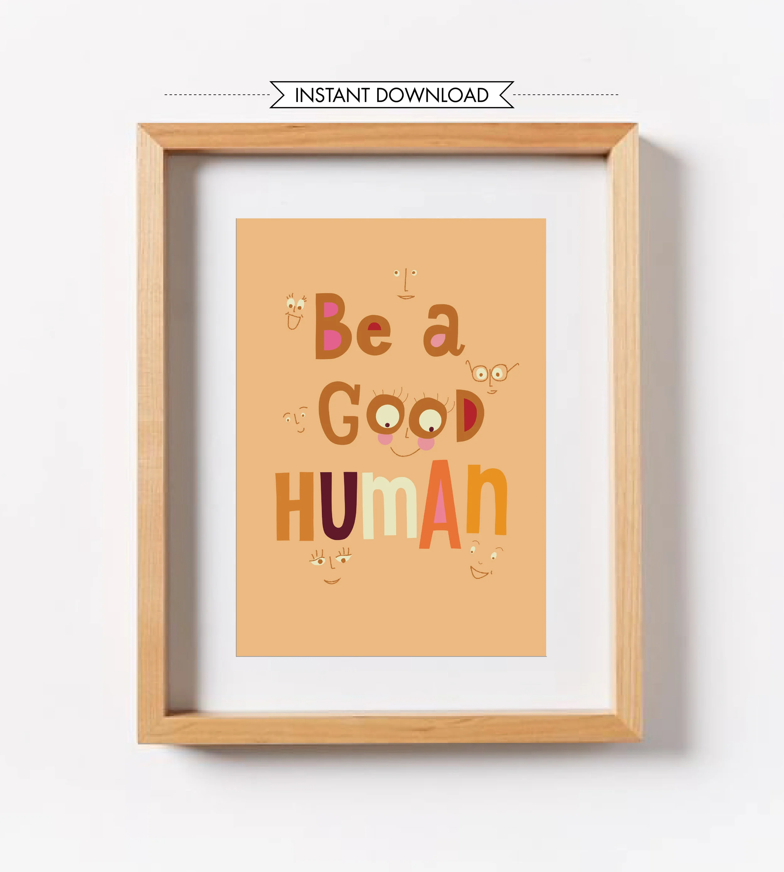 BE_A_GOOD_HUMAN_jami_darwin_Framed_Printable_Art.jpg