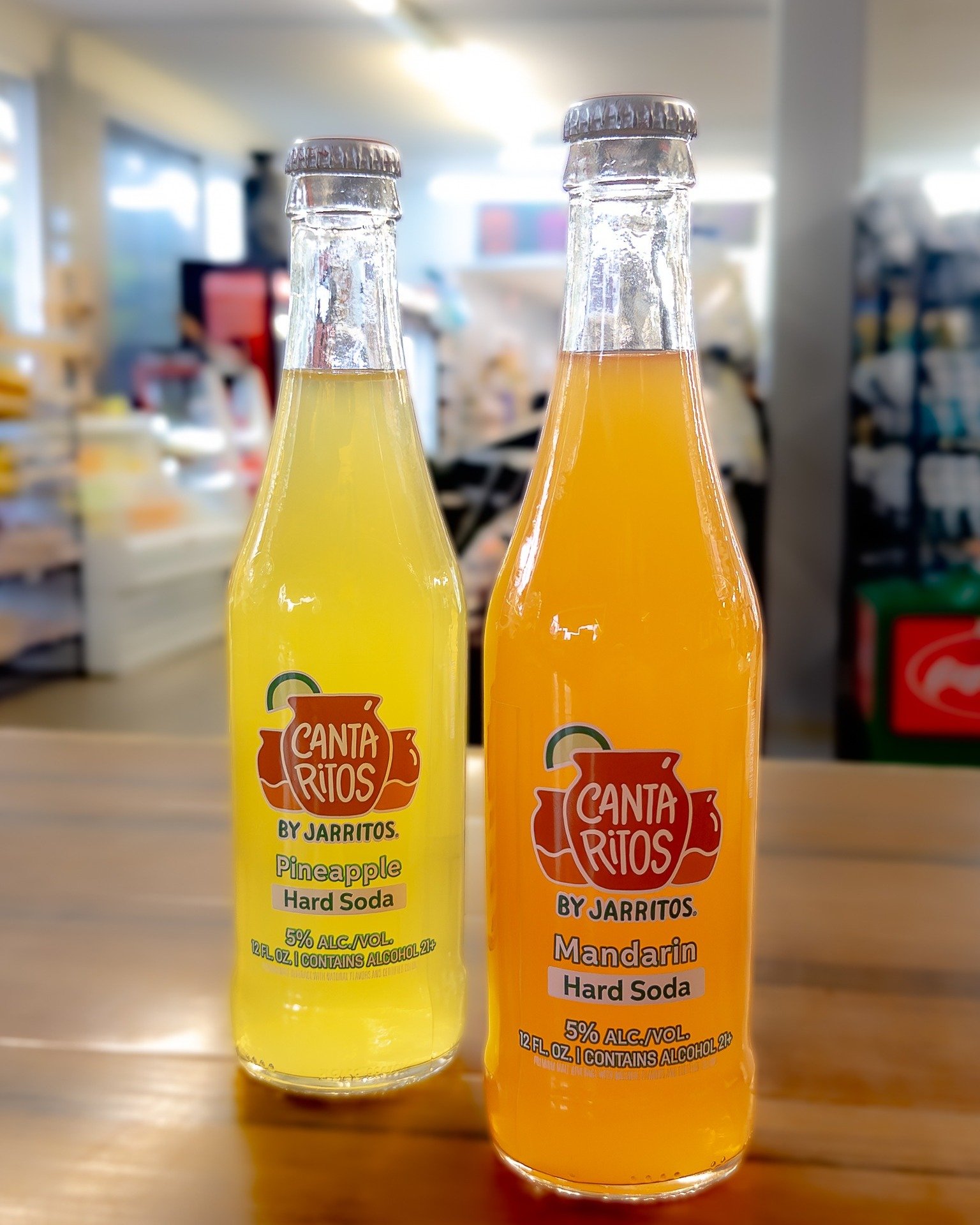 If you like Jarritos then you're going to love the NEW Canta Ritos Hard Soda!  Available in:
 - Pineapple
 - Mandarin

&quot;Inspired by the traditional clay jars served in Mexico&rsquo;s vibrant celebrations and crafted to match the flavor profile o