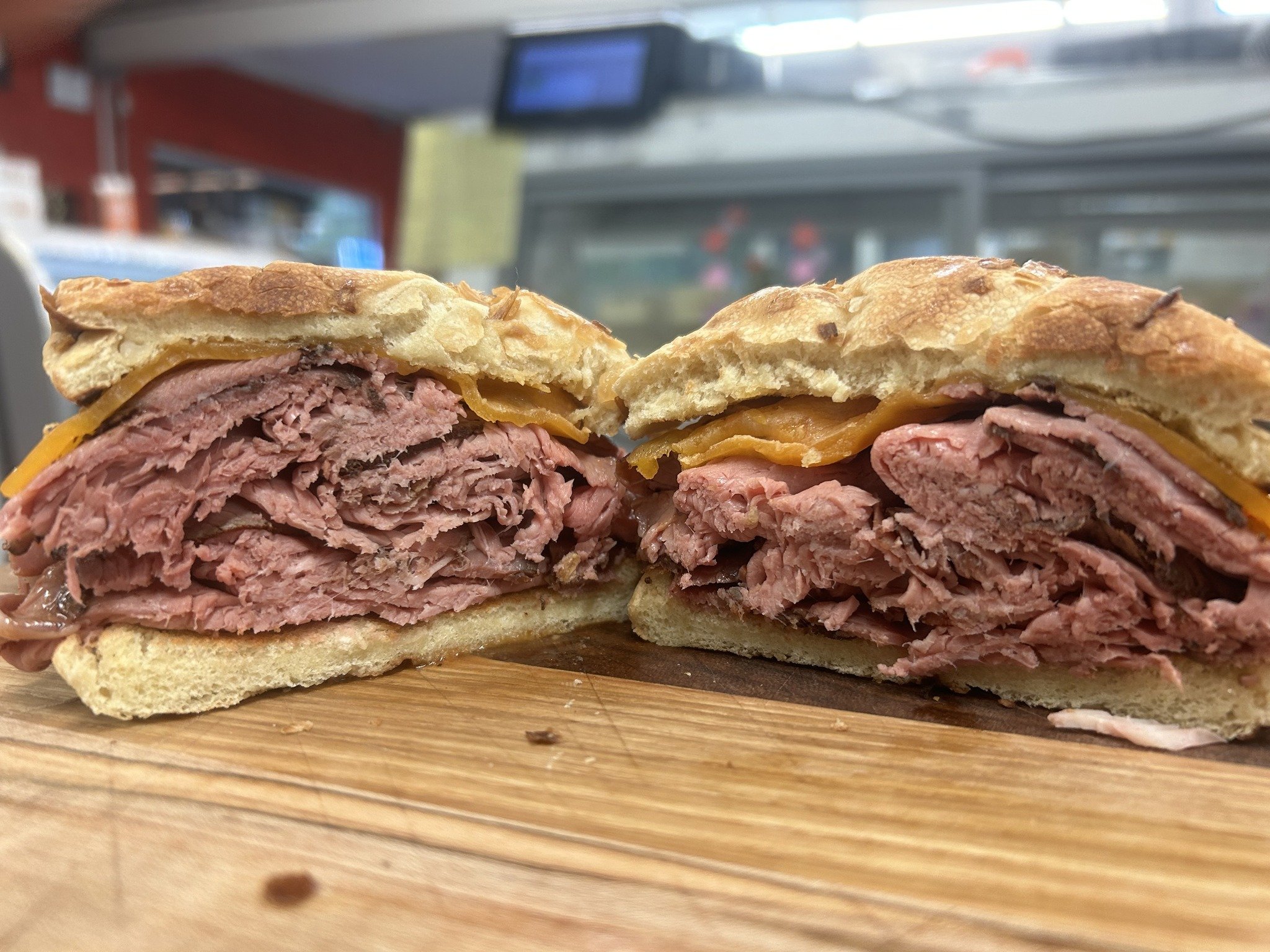 Use code STEVES355 for online orders. Spend $35 and get $5 off!
Valid until Friday at Steve's in Hillsborough ONLY.

Try the WEEKLY SANDWICH SPECIAL: Steve&rsquo;s Cheddar and Roast Beef
Slow Roasted and Marinated Roast Beef, Melted Cheddar and Zing 