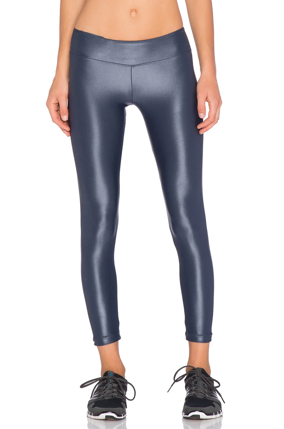 Is it okay to wear workout pants that have a slight shine? 