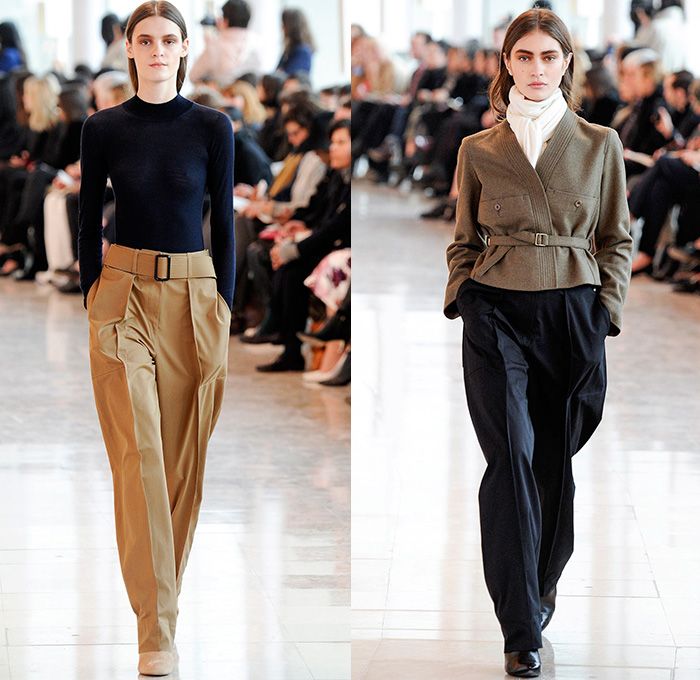 What is the current style on ladies slacks—tight, skinny leg or full leg?