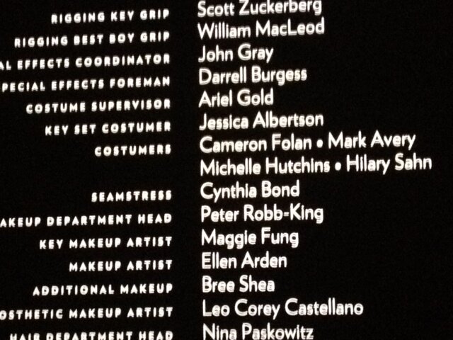 MOVIE CREDIT