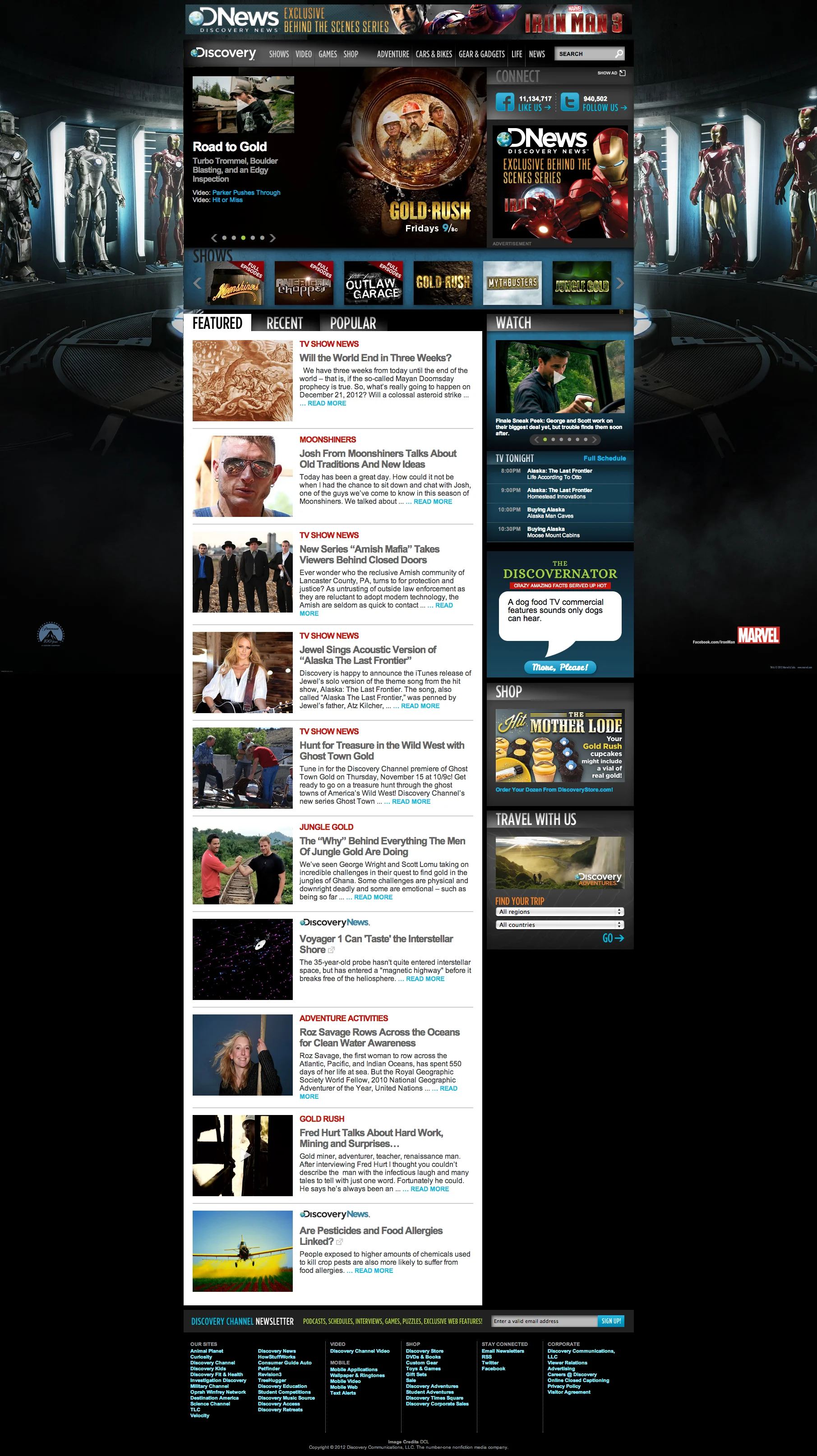 Ironman Site Page Takeover