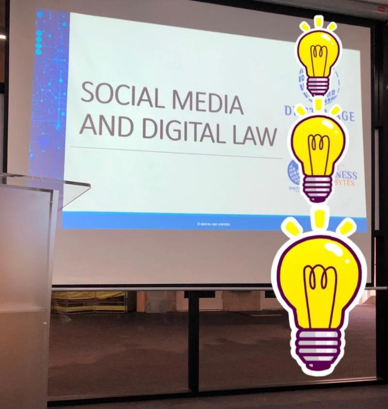 Social Media and Digital Law ..... and more (a brief summary)