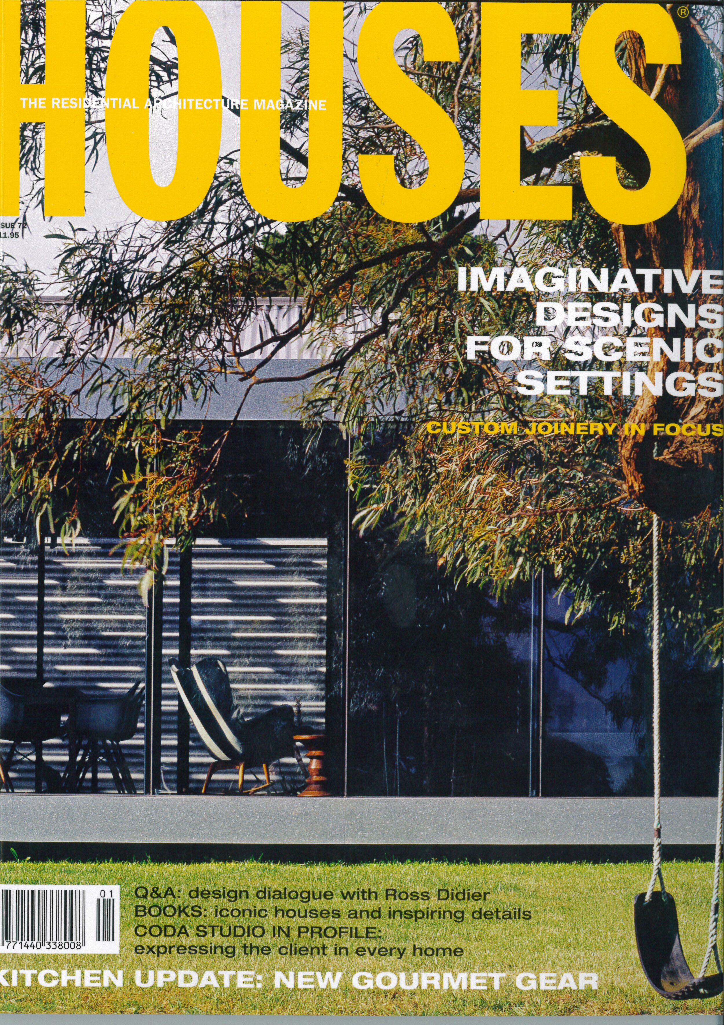 Houses 72, 'Domestic Arrivals' Orrong House, Feb 2010, cover &amp; pg 76-83 