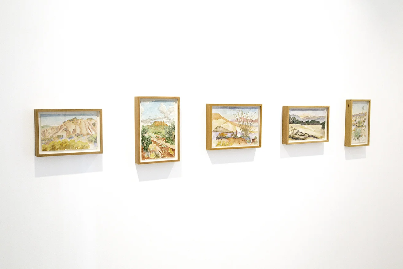 Charlotte Beavers painting exhibition in Sacramento at Public Land.