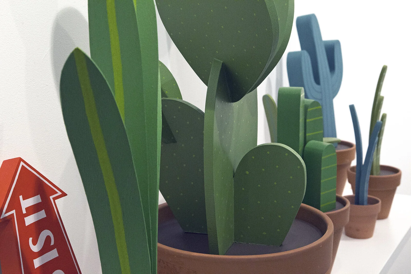Cactus sculptures by Jeff Canham