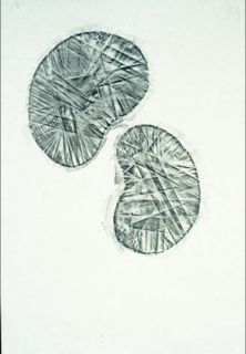 Drawings documenting sculptural pieces
