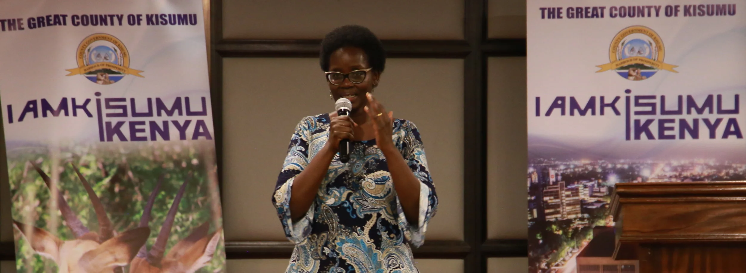 First Lady of Kisumu, Dorothy Nyong’o, at the 2019 Partnership Dinner