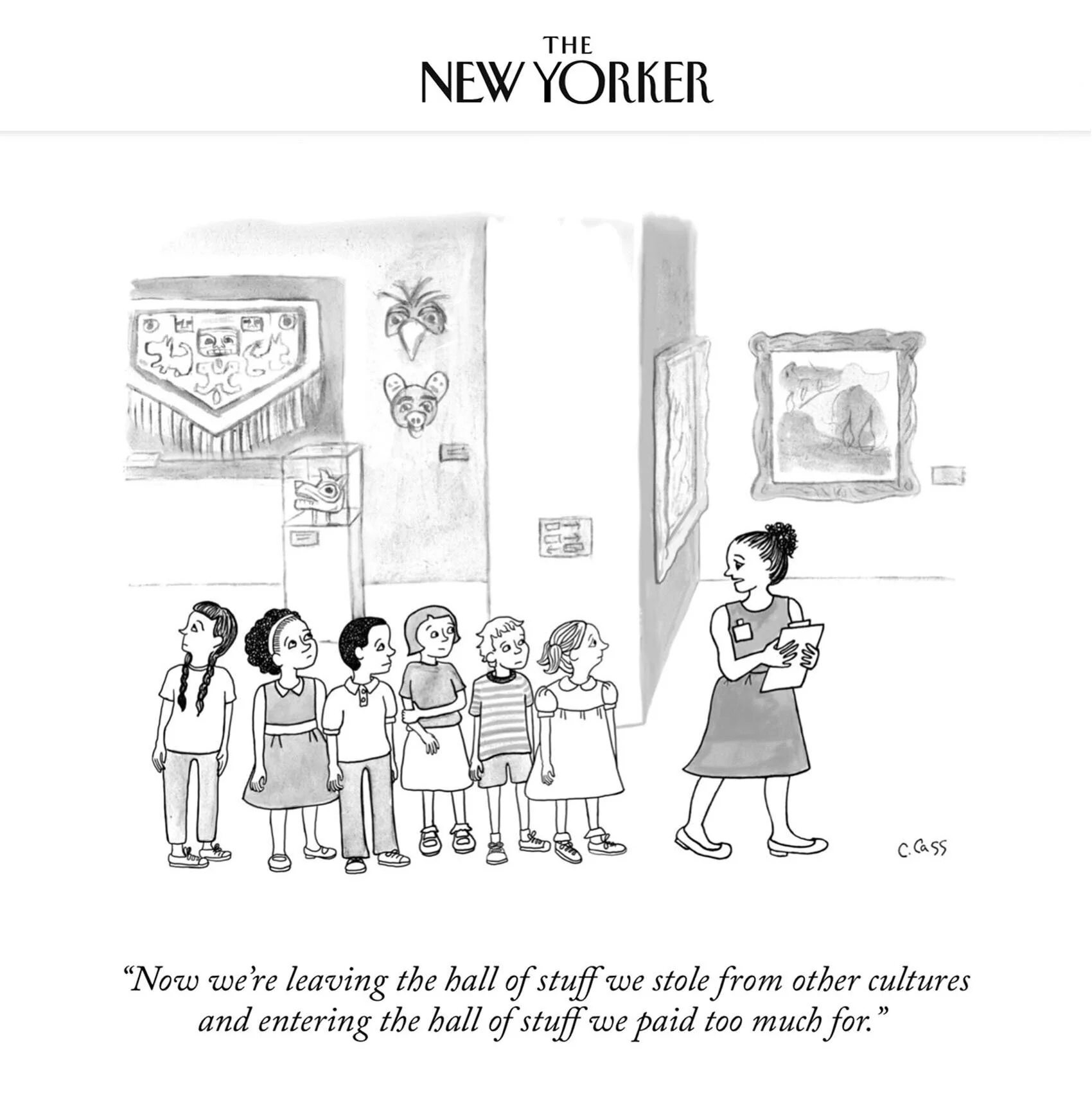 Now we're leaving the hall of stuff we stole from other cultures...