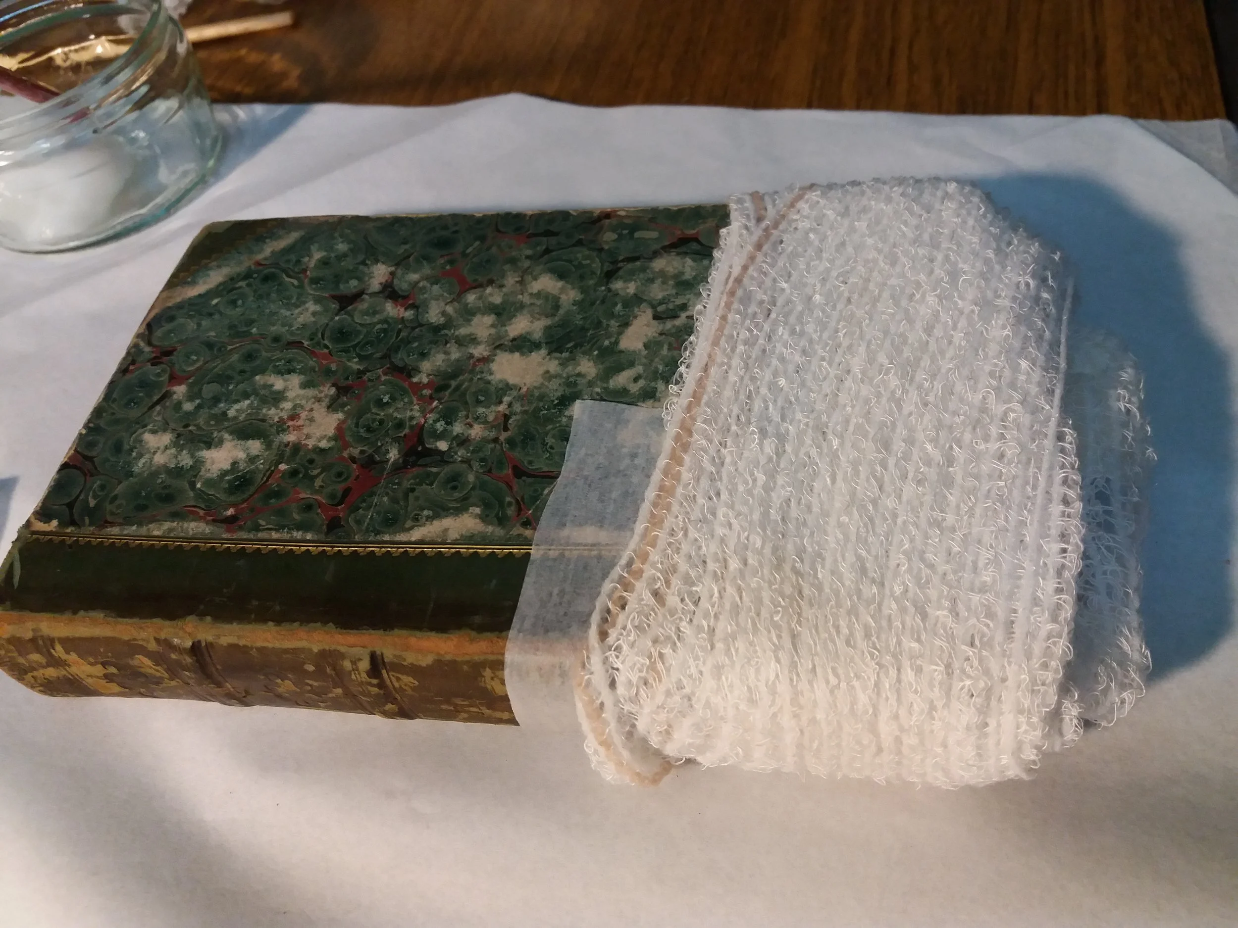 The bandaged book.