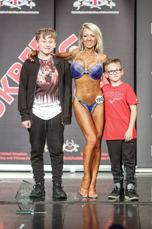 Carly Howlett celebrates on stage at last year's event. Image by Christopher Bailey.