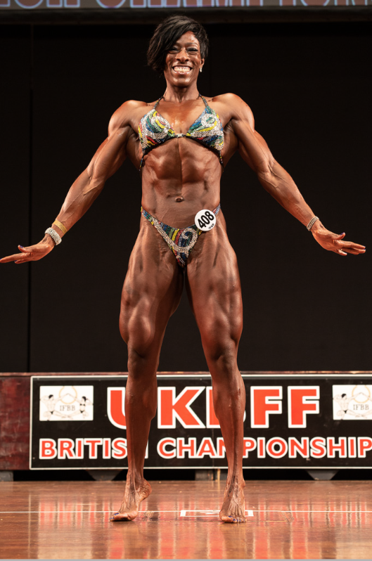 New women’s physique IFBB Elite Pro Andrea Corbett. PHOTO: Kevin Horton