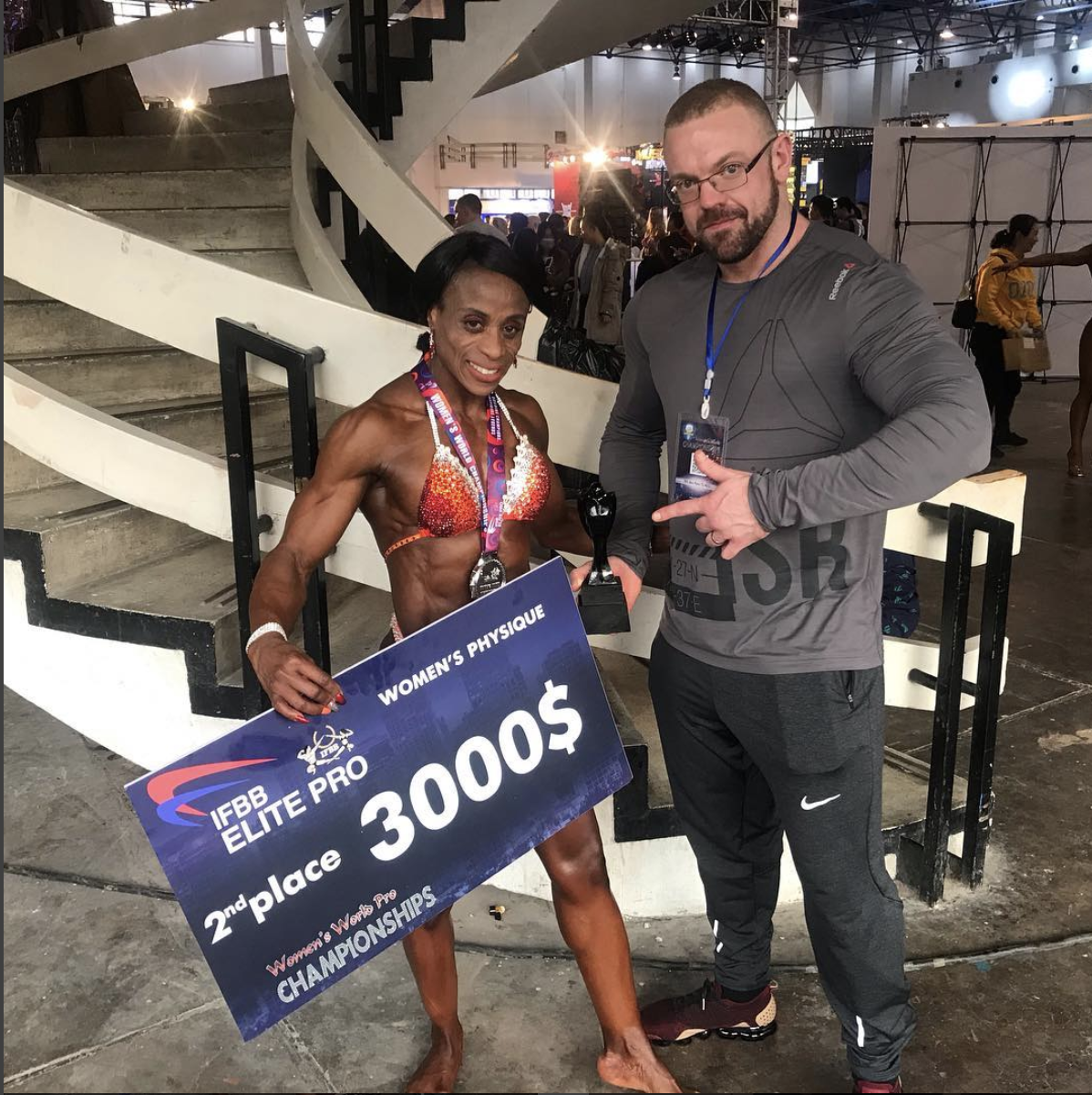 SILVER FOR ADE BISHOP AT IFBB WORLD CHAMPS