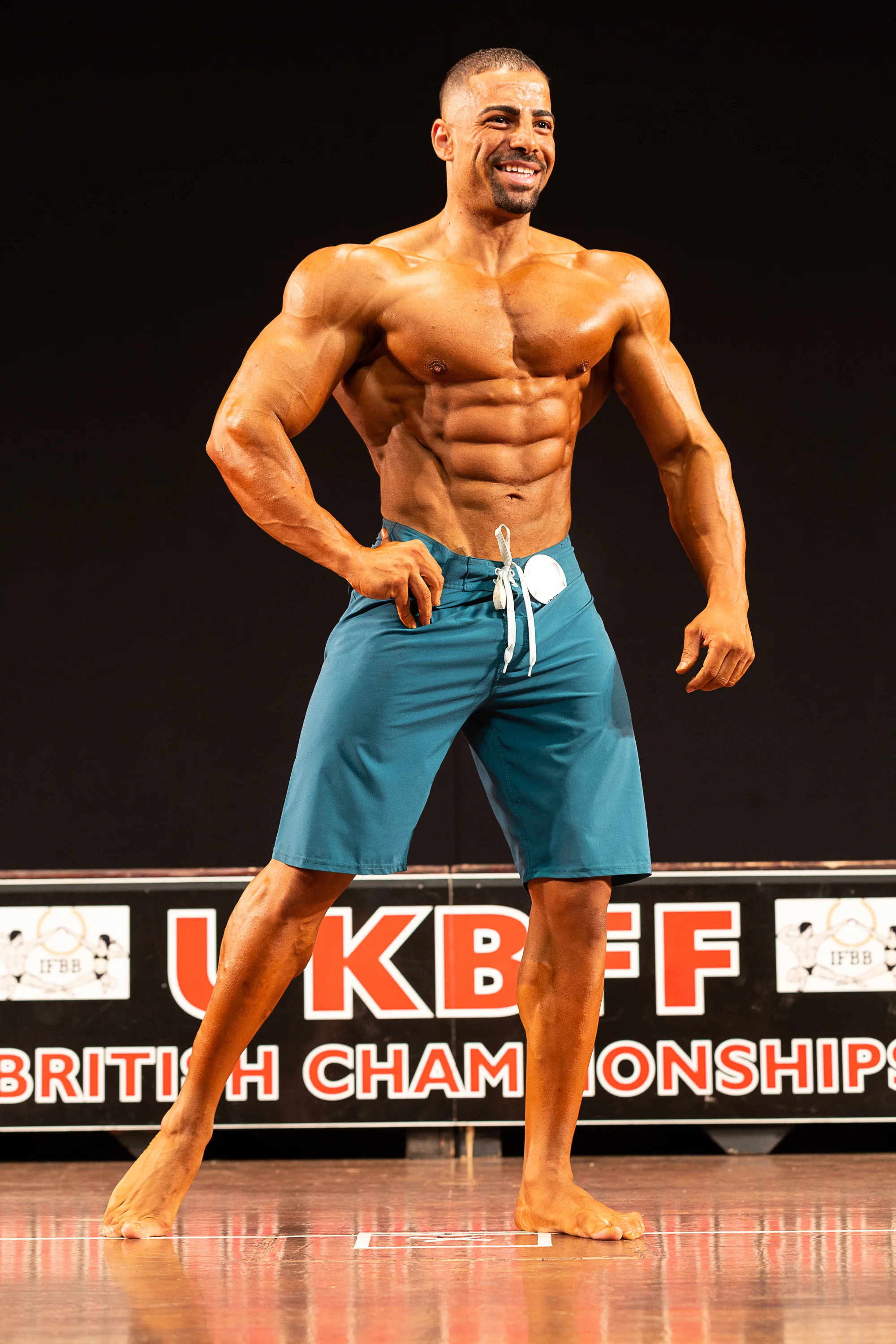 British muscular men’s physique champion Mahmoud Elmawardy,